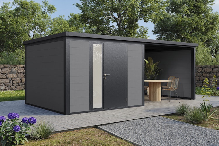 Wolff Finnhaus WPC Gartenhaus Juna - 19 mm