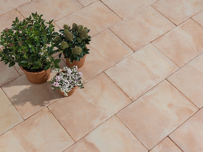 Diephaus Terrassenplatte RUSTICA fein gestrahlt