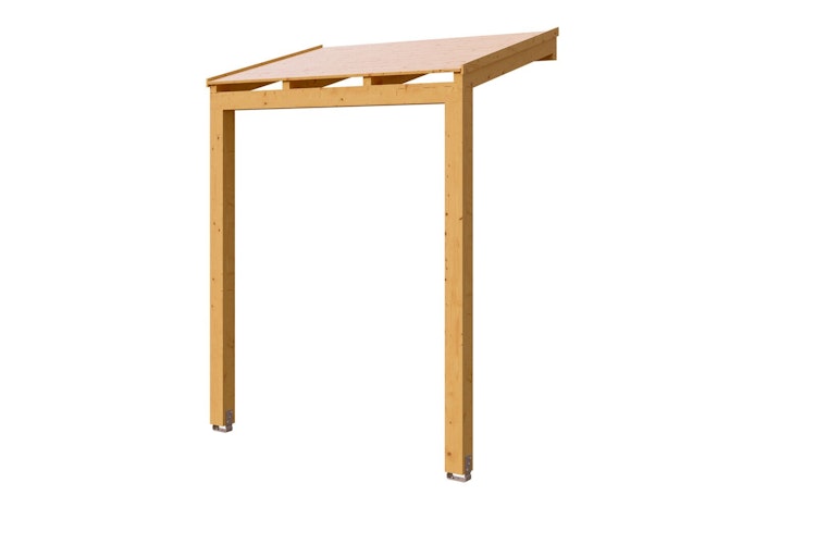 Skan Holz Pultdach Vordach Prerow