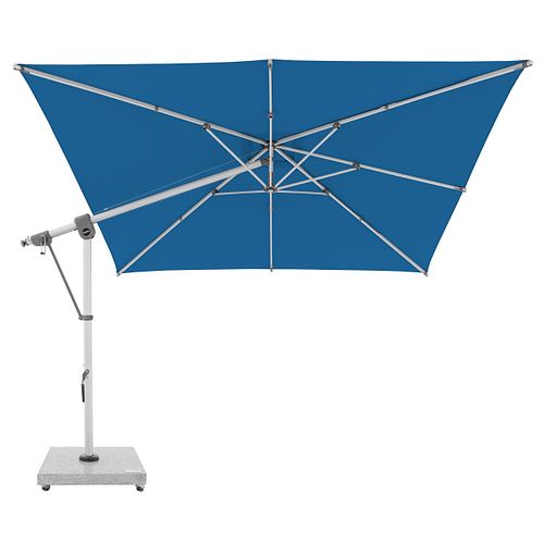 doppler Pendelschirm EXPERT 300 x 300 cm, Aluminium Silber / 100 % Polypropylen 220 g/m²