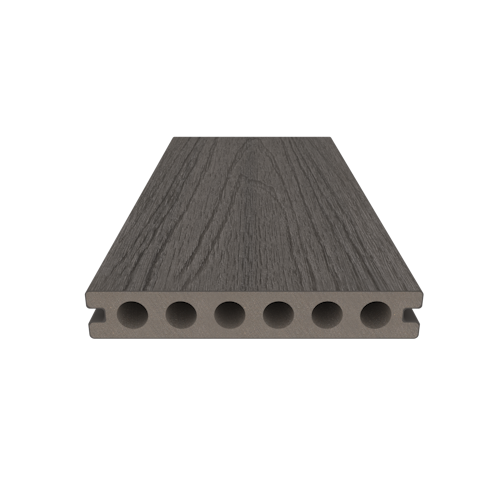 NewTechWood Deluxe Vintage WPC-Terrassendiele Hohlkammer Silver Gray  23 x 138 mm
