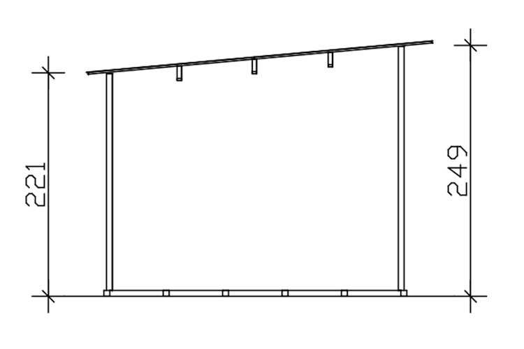 Skan Holz Gartenhaus Flex - 28 mm
