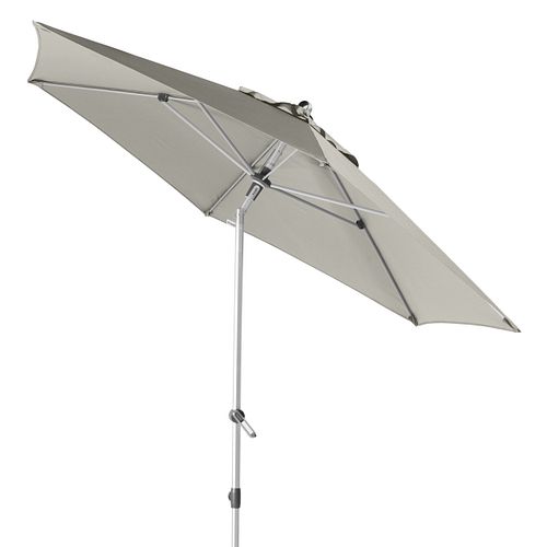 doppler Mittelmastschirm EXPERT 280 Auto-Tilt, Aluminium Silber / 100 % Polyester 180 g/m²