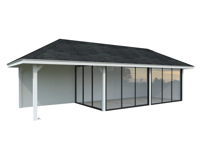 Palmako Pavillon Bianca 24,9 m² Set 217 Slide - 28 mm