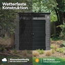 Vorschaubild Suncast Kunststoff-Gerätehaus Modernist – stahlverstärkt (groß)