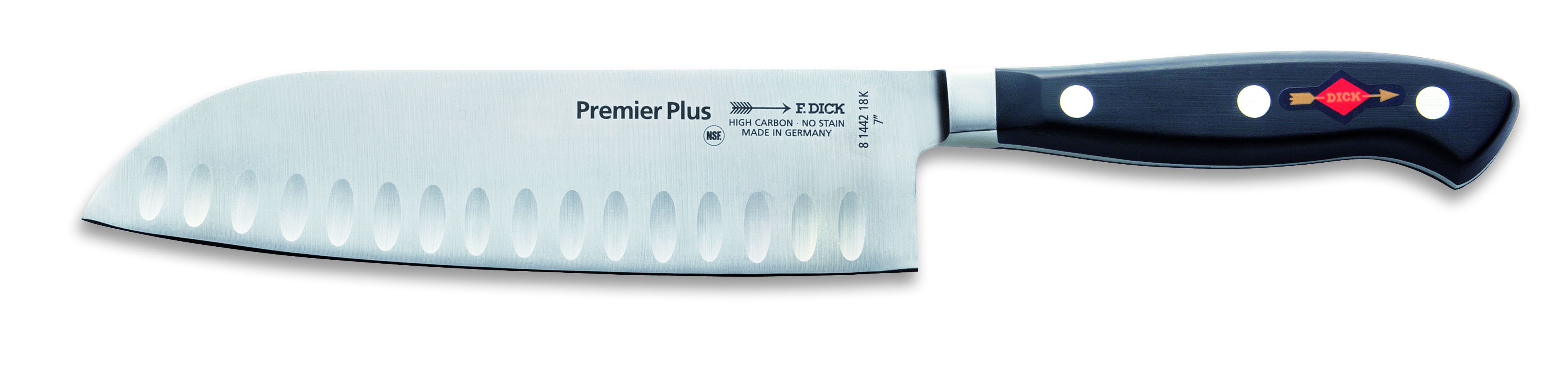 DICK Santoku mit Kullenschliff PREMIER PLUS 18 cm