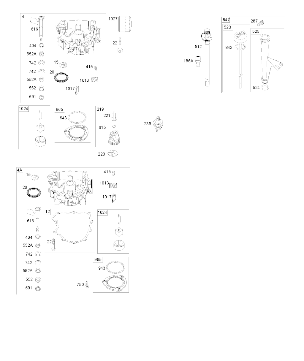 Explosionszeichnung Ersatzteile