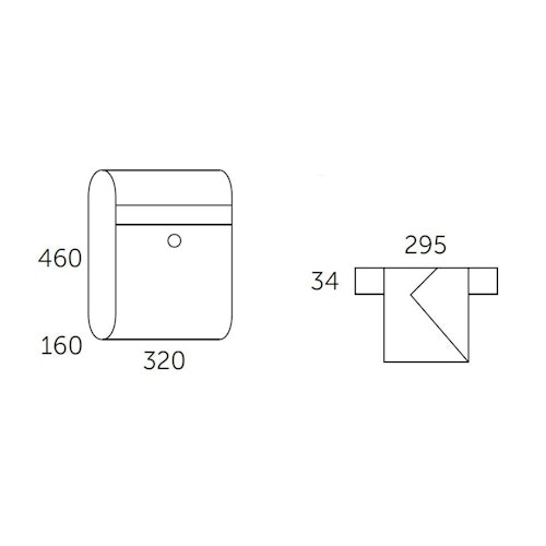 ALLUX 5000 Design Briefkasten