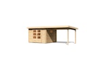 Vorschaubild Karibu Woodfeeling Gartenhaus Trittau 3/4/5 inkl. 300 cm Anbaudach - 38 mm