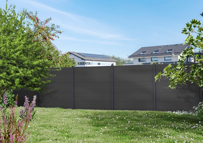 T&J MAX WPC Steckzaunset 175 x 168 cm