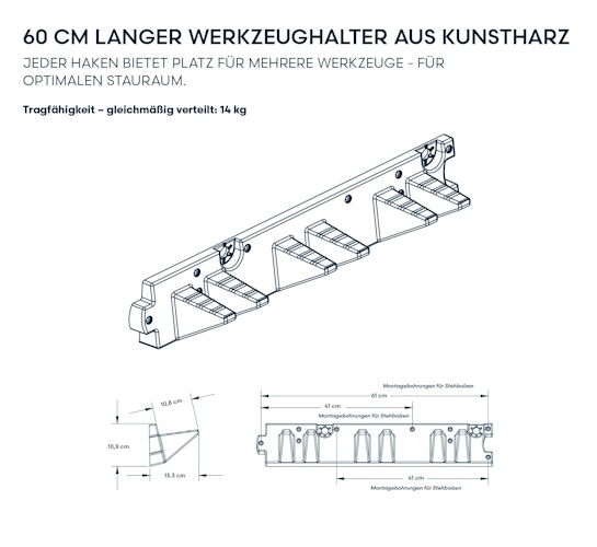 Suncast Werkzeughalter (2er Pack)