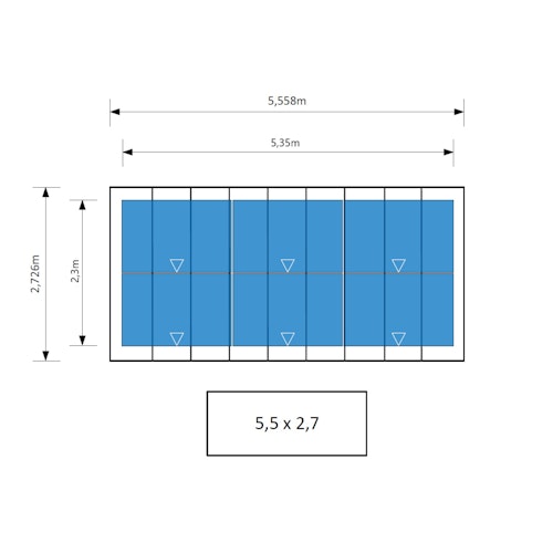 Ximax Photovoltaik Nachrüstset für Carport Linea