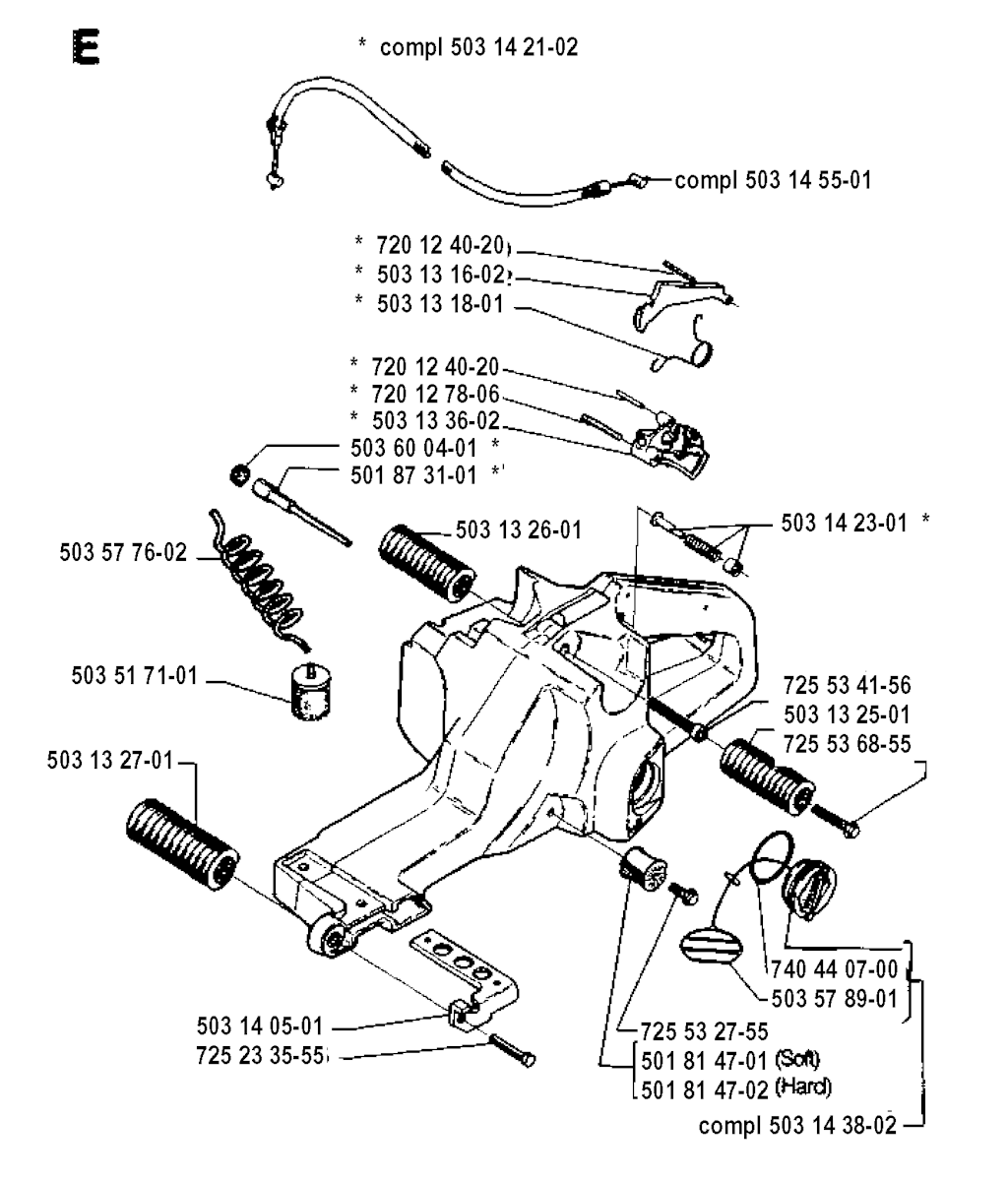 Explosionszeichnung Ersatzteile