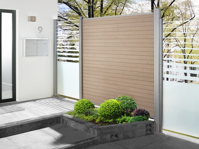 TraumGarten System WPC Classic Zaun-Set