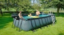 Vorschaubild Exit rechteckiger Rahmenpool mit Sandfilteranlage, Wärmepumpe und Sonnendach 540 x 250 cm (Höhe 122cm)