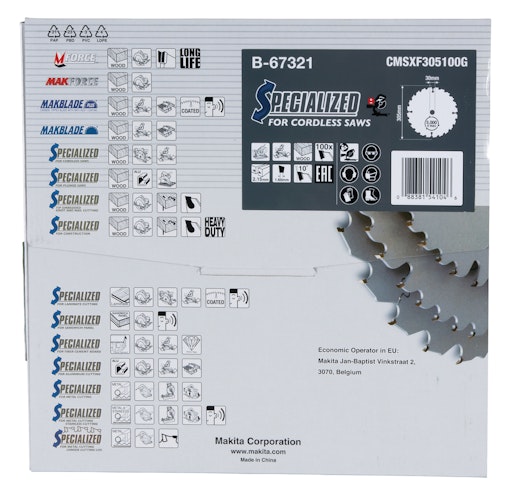 Makita Sägeblatt 305x2,15x30, 100Z EFFICUT B-67321