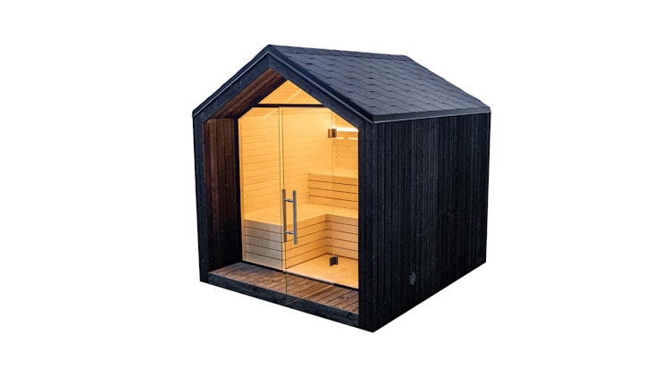 Weka Design Saunahaus Luua - 175 mm (Lieferung vormontiert)