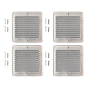 Vorschaubild Lüftungsgitter für Gartenhäuser inkl. Befestigungsmaterial & Insektenschutzgitter - 4er Set