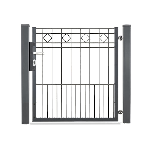 dz Flügeltor VARIO Residenz klassik TURIN Einzeltor - Verschiedene Höhen