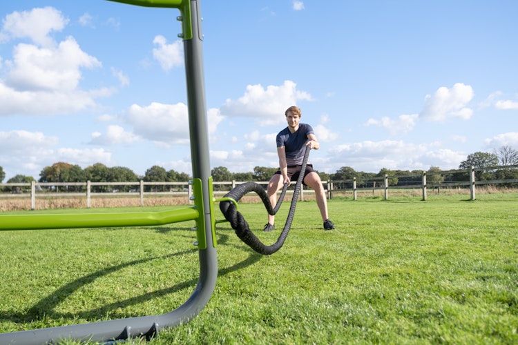 EXIT GetSet Battle Rope-Ringe für  MB200/MB300/PS500/PS600 (Set von 2) - schwarz