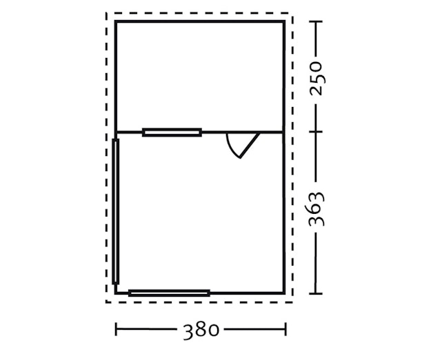 Skan Holz 28 mm Gartenhaus Terrassenhaus 28 / Alicante