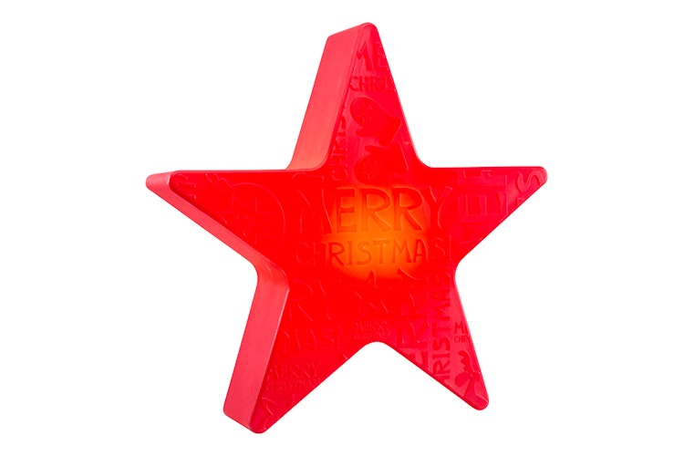 8 seasons design LED-Dekoleuchte Shining Star 'Merry Christmas' Ø 60 cm (WW), verschiedene Farben