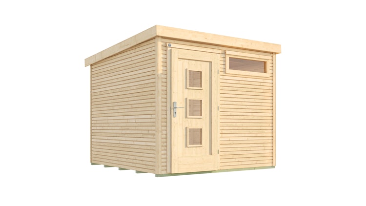 Weka Gartenhaus Designhaus wekaLine 171 mit extra hoher Tür - 28 mm