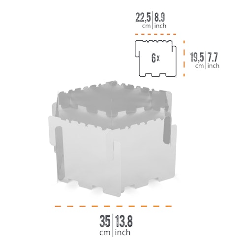 Petromax Atago-Reflektorschild