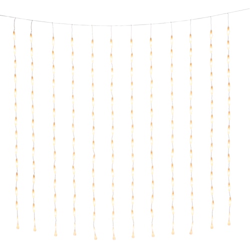 Konstsmide Weihnachtsbeleuchtung  LED Tropfenvorhang elliptisch 200x200cm