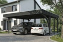 Vorschaubild Skan Holz Doppelcarport Friesland 546x555 cm - 1 Einfahrtsbogen Set G