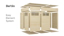 Vorschaubild Bertilo Gartenhaus Cubus 3 - 19 mm