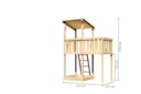 Vorschaubild Akubi Kinderspielturm Anna mit Pultdach inkl. Anbauplattform