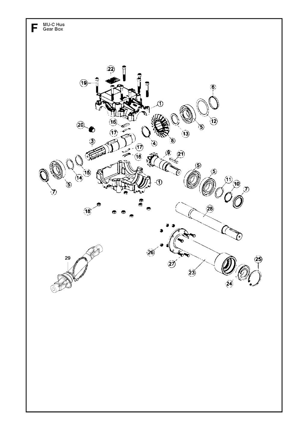 Explosionszeichnung Ersatzteile