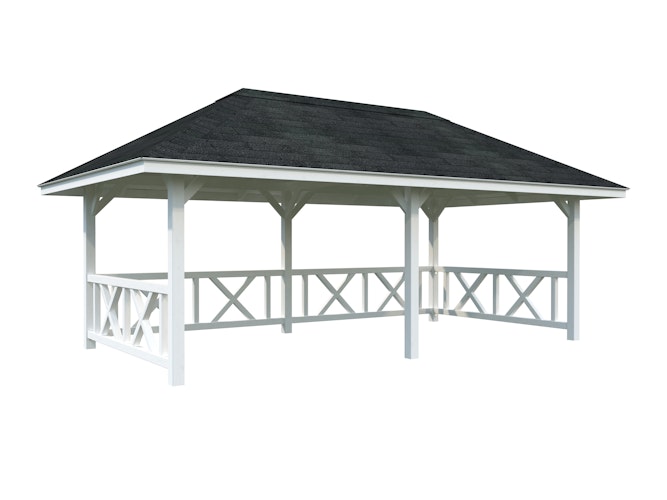 Palmako Pavillon Bianca 16,6 m² Set 107