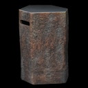 Vorschaubild Gardenforma Abdeckung für Gasflaschen, Naturstein-Optik dunkel Faserbeton, für 11 kg Gasbehälter