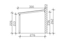 Vorschaubild Skan Holz Wandanbau-Carport Vogtland 300 x 541 cm