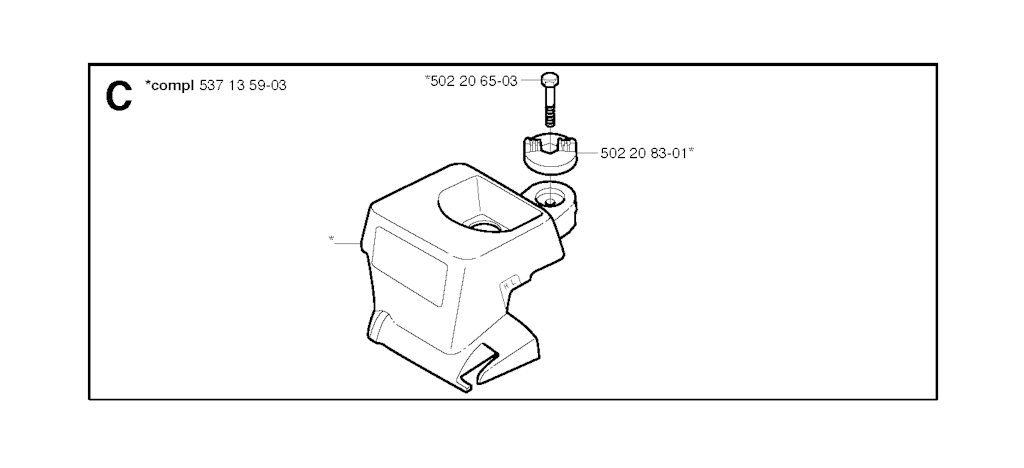 Explosionszeichnung Ersatzteile
