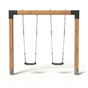 Vorschaubild EXIT Linea Robust 110 doppelte Holzschaukel