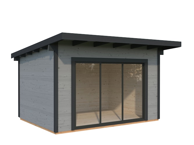 Palmako Premium-Gartenhaus Grace 11,2 m² Slide Plus - 56 mm