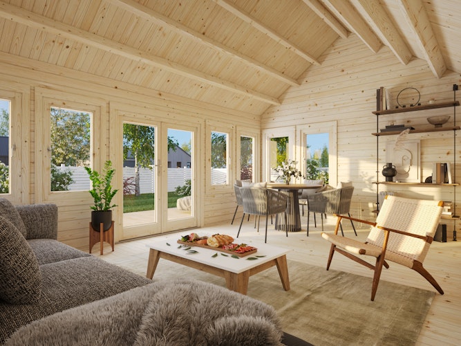 Palmako Gartenhaus Claudia 19,4 m² - 44 mm