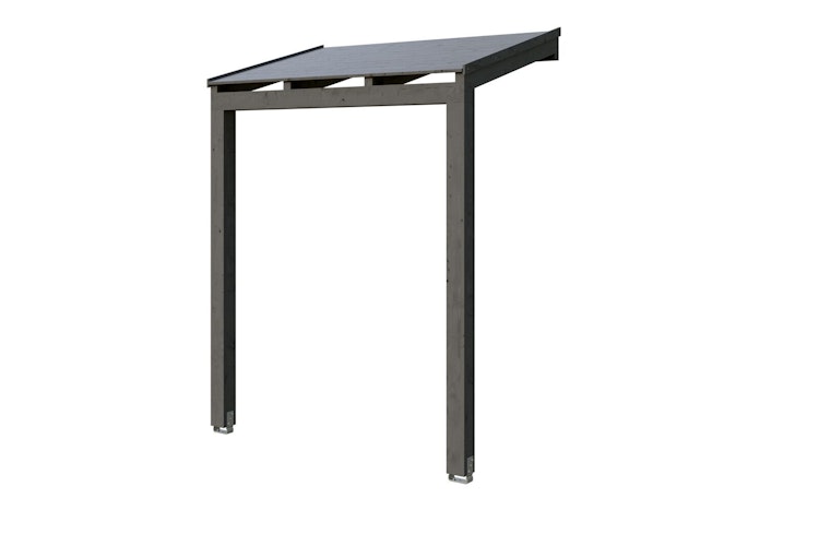 Skan Holz Pultdach Vordach Prerow