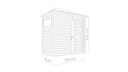 Vorschaubild Bertilo Gartenhaus Pentus 1 - 19 mm
