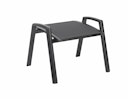 Vorschaubild Kettler Hocker LEGATO CURVE, Aluminium Anthrazit / Outdoorgewebe Anthrazit