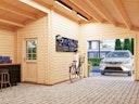 Vorschaubild Palmako Garage Roger 21,9+5,2 m² - 44 mm - ohne Tor