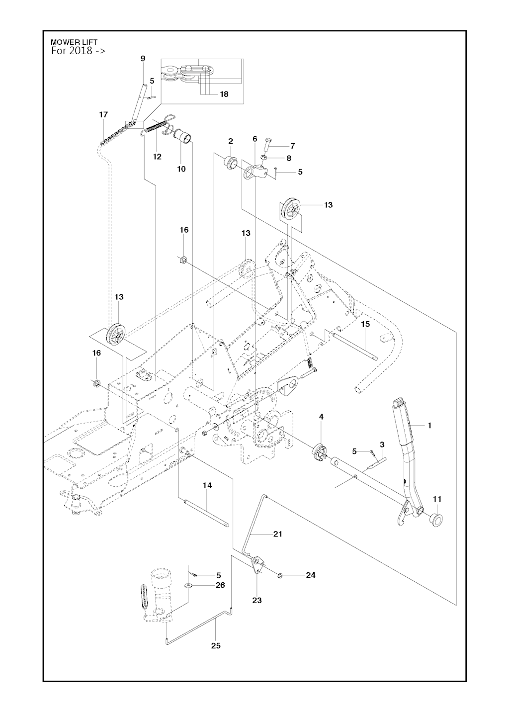 Explosionszeichnung Ersatzteile