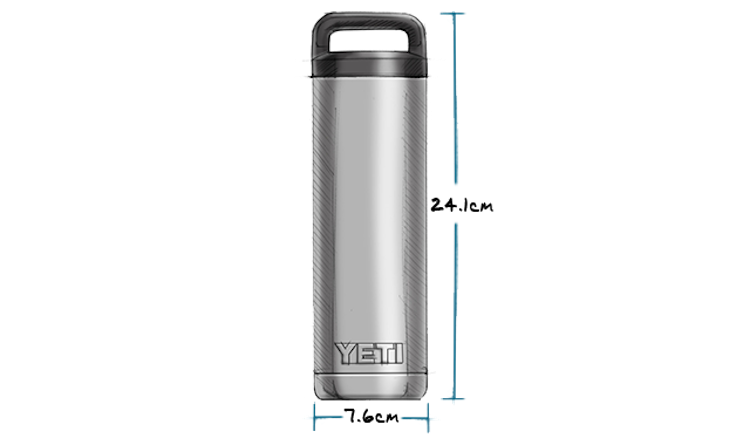 YETI Trinkflasche RAMBLER 18 oz. (532 ml) - mit Chug-Verschluss