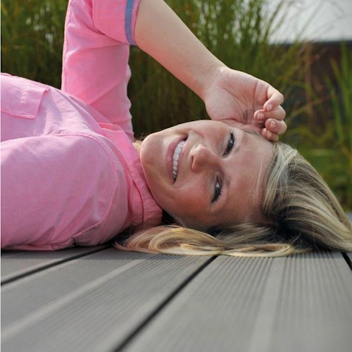 OSMO MULTI-DECK BPC-Terrassendiele Vollprofil HELLGRAU-französisch & glatt