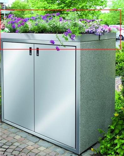 Paul Wolff Pflanzwanne aus Edelstahl zur bauseitigen Begrünung