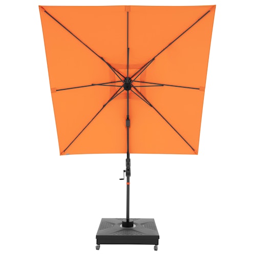 doppler Pendelschirm myZONE 210 x 210, Aluminium Anthrazit / 100 % Polyester 180 g/m²