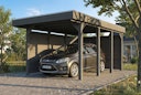 Vorschaubild Skan Holz Carport Friesland 320x555 cm inkl. Seiten- und Rückwand Set A